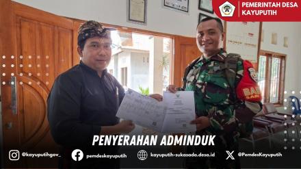 PENYERAHAN ADMINDUK
